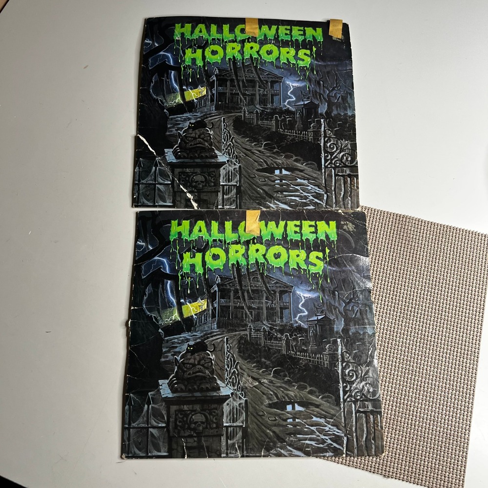 Vintage 1977 Halloween Horrors Vinyl Record A&M SP-3300 Spooky Sound Effects